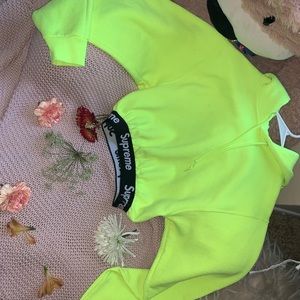 Supreme Neon Hoodie Collab with RichJoe